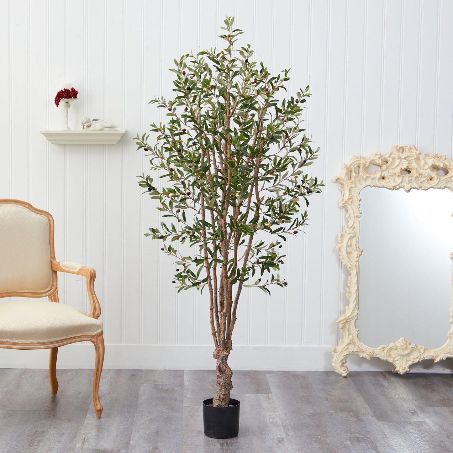 6’ Olive Artificial Tree with 1656 Leaves - Tampa Home & Garden Store