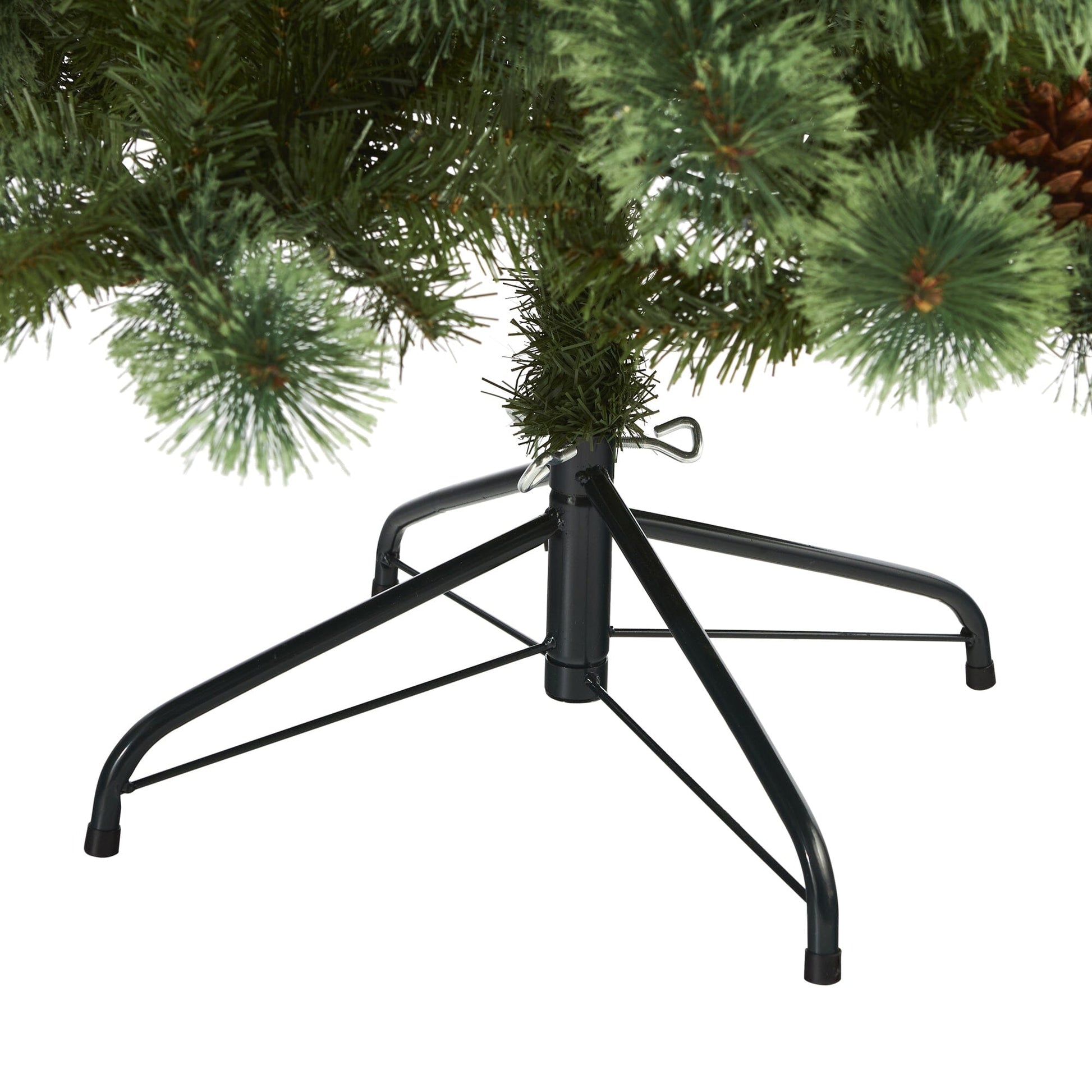 6’ White Mountain Pine Artificial Christmas Tree with 477 Bendable Branches - Tampa Home & Garden Store