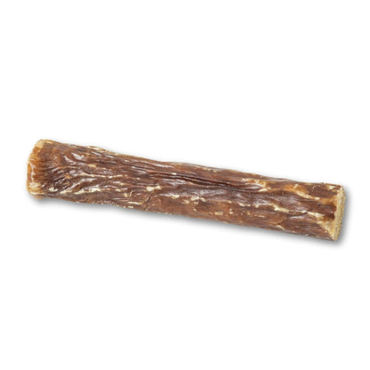 Friandises pour chiens à la goulotte farcie au bœuf 100% naturel – Morceaux à mâcher riches en protéines – 15 cm (25/boîte)