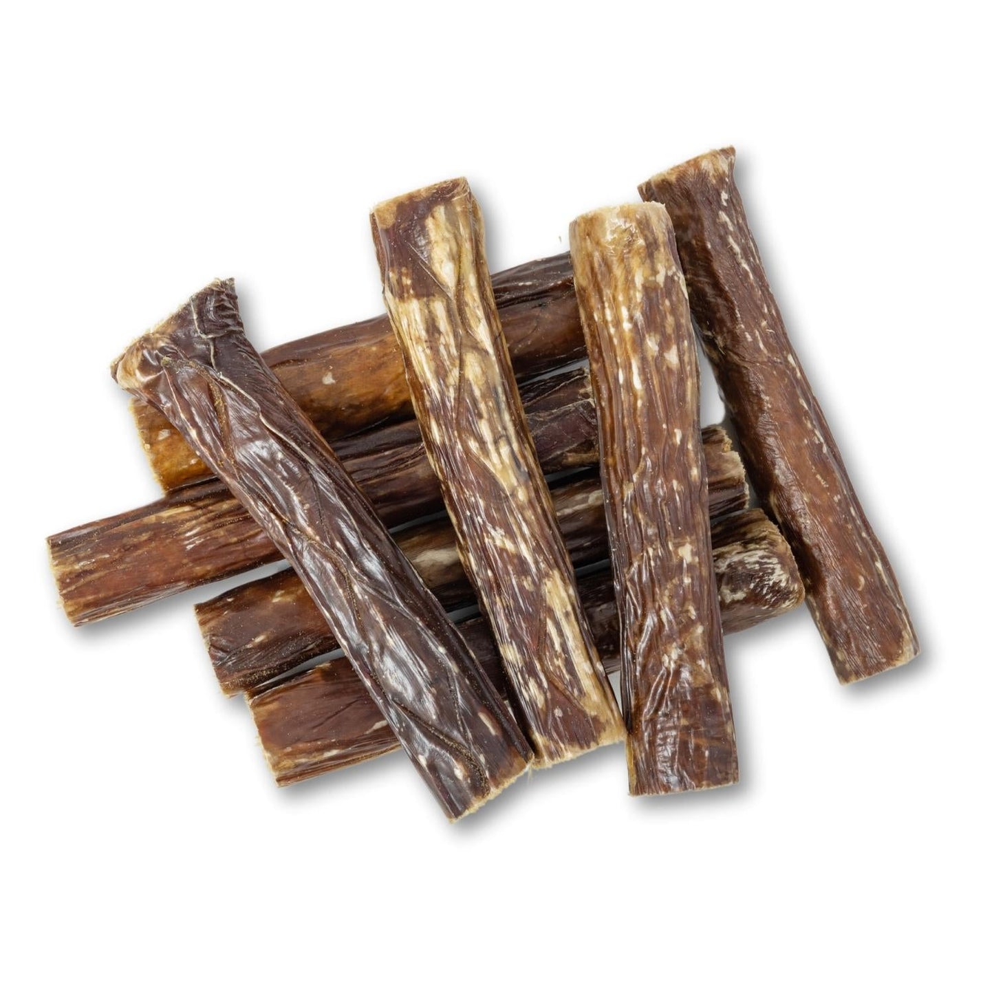 Friandises pour chiens à la goulotte farcie au bœuf 100% naturel – Morceaux à mâcher riches en protéines – 15 cm (25/boîte)