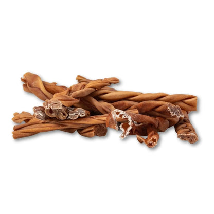 All-Natural braided collagen dog treats, 6-inch sticks, brown, joint/skin & coat support on Tampa Home & Garden Store