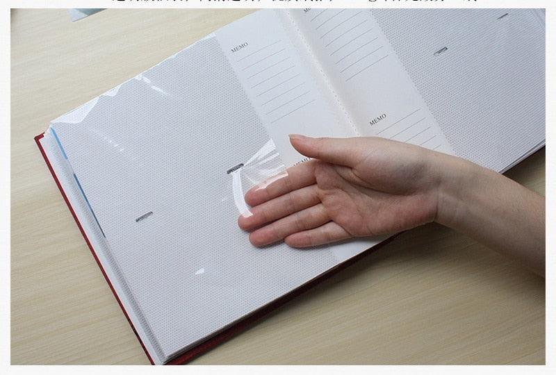 Photo album Stevvex, 6-inch, 200-page slip memo scrapbook with dotted cover on Tampa Home & Garden Store