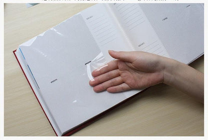 Photo album Stevvex, 6-inch, 200-page slip memo scrapbook with dotted cover on Tampa Home & Garden Store