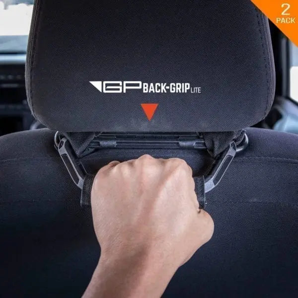 GP Back-Grip Lite car gear interior fitting black fabric grip 2-pack by GPCA on Tampa Home & Garden Store