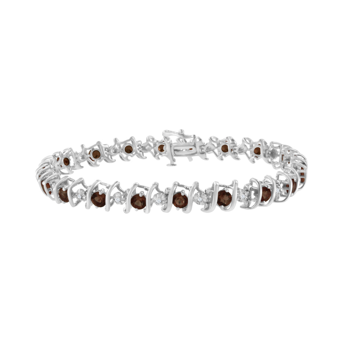 Bracelet .925 Sterling Silver tennis bracelet with blue sapphire and 4 cttw diamonds, Bids.com on Tampa Home & Garden Store