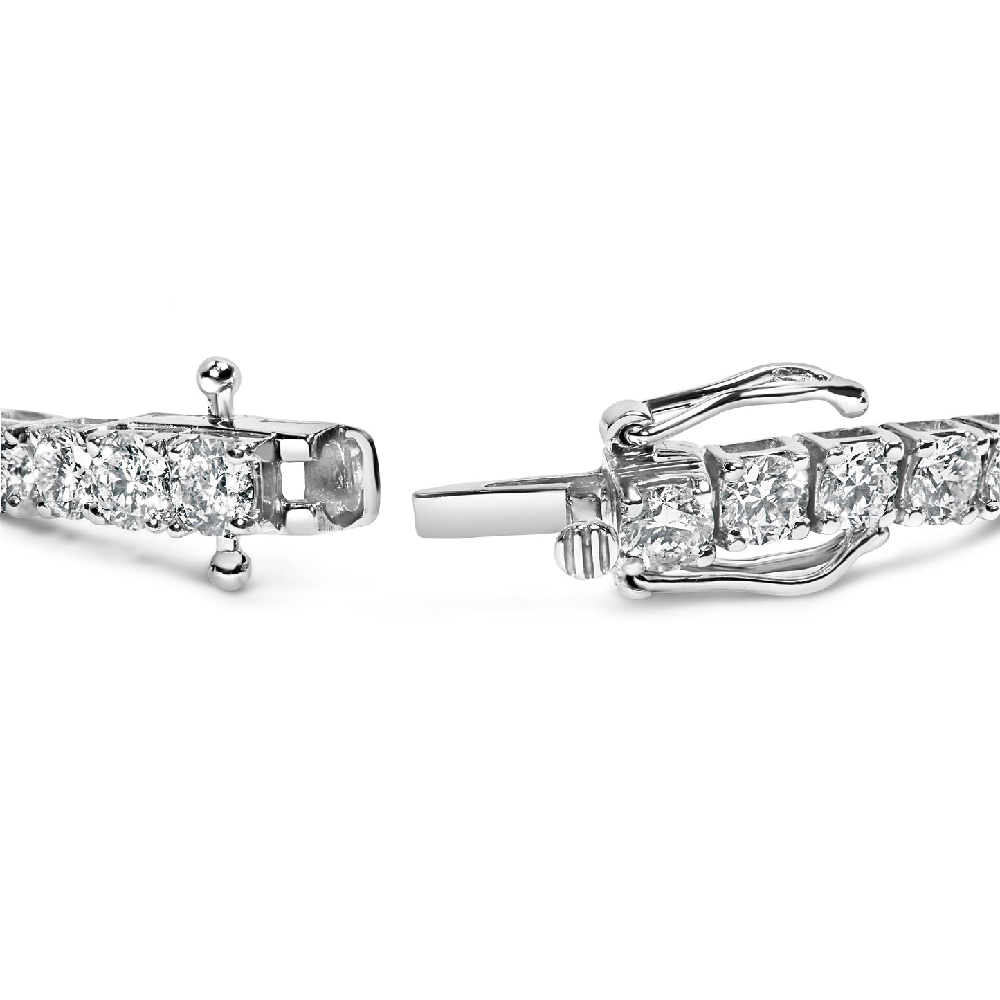 14K white gold lab-grown round diamond tennis bracelet, prong-set, 2.00 cttw on Tampa Home & Garden Store