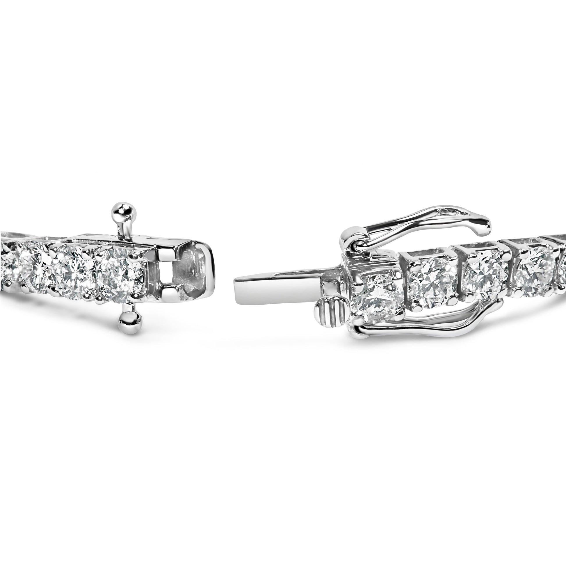 14K white gold lab-grown round diamond tennis bracelet, prong-set, 2.00 cttw on Tampa Home & Garden Store