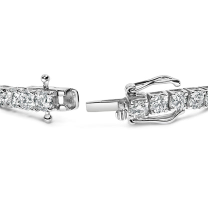 14K white gold lab-grown round diamond tennis bracelet, prong-set, 2.00 cttw on Tampa Home & Garden Store