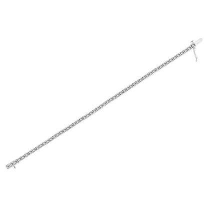 14K white gold tennis bracelet with 2.00 cttw lab-grown diamonds, 7.25in length by Bids.com on Tampa Home & Garden Store
