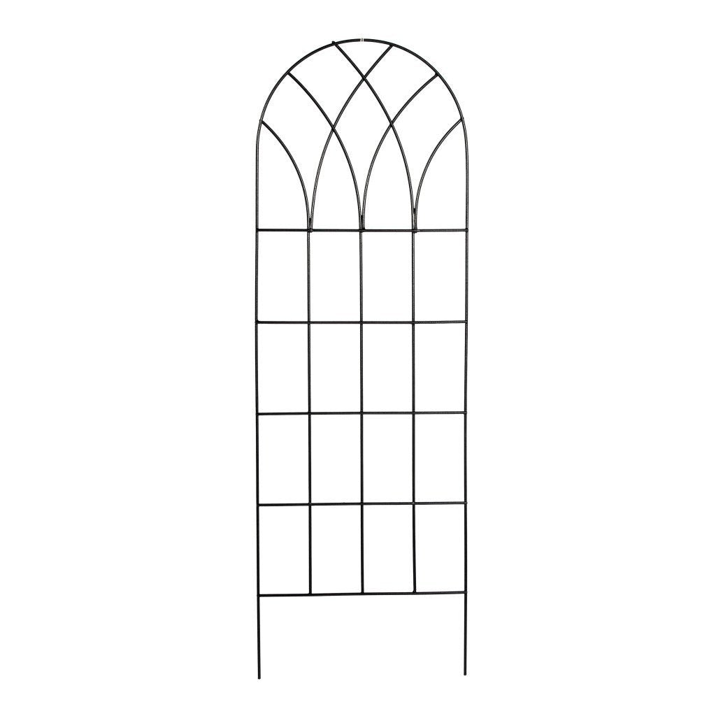 60-inch Gothic Arch Top Metal Wall Trellis for Home Garden - Tampa Home & Garden Store