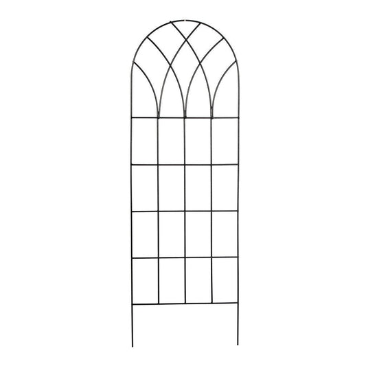60-inch Gothic Arch Top Metal Wall Trellis for Home Garden - Tampa Home & Garden Store