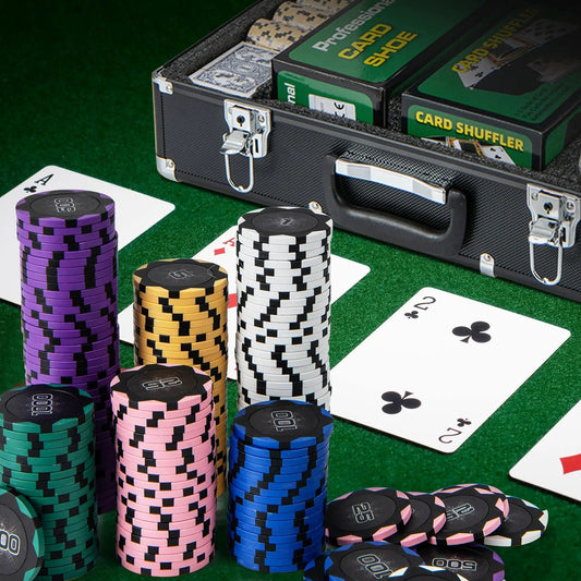 600 Piece Poker Chip Set With 14g Claytec Chips