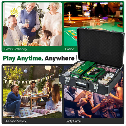 600 Piece Poker Chip Set With 14g Claytec Chips