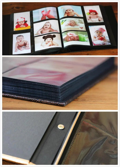 600 Pockets 6 Inch Interleaf Album PU Leather