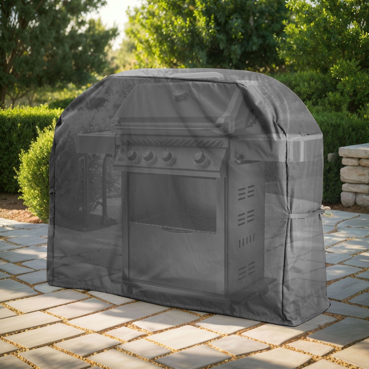 Heavy Duty Outdoor Bbq Grill Cover And Shield
