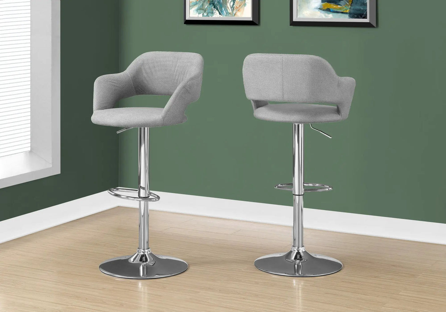 Swivel Bar Stool Adjustable Height Contemporary