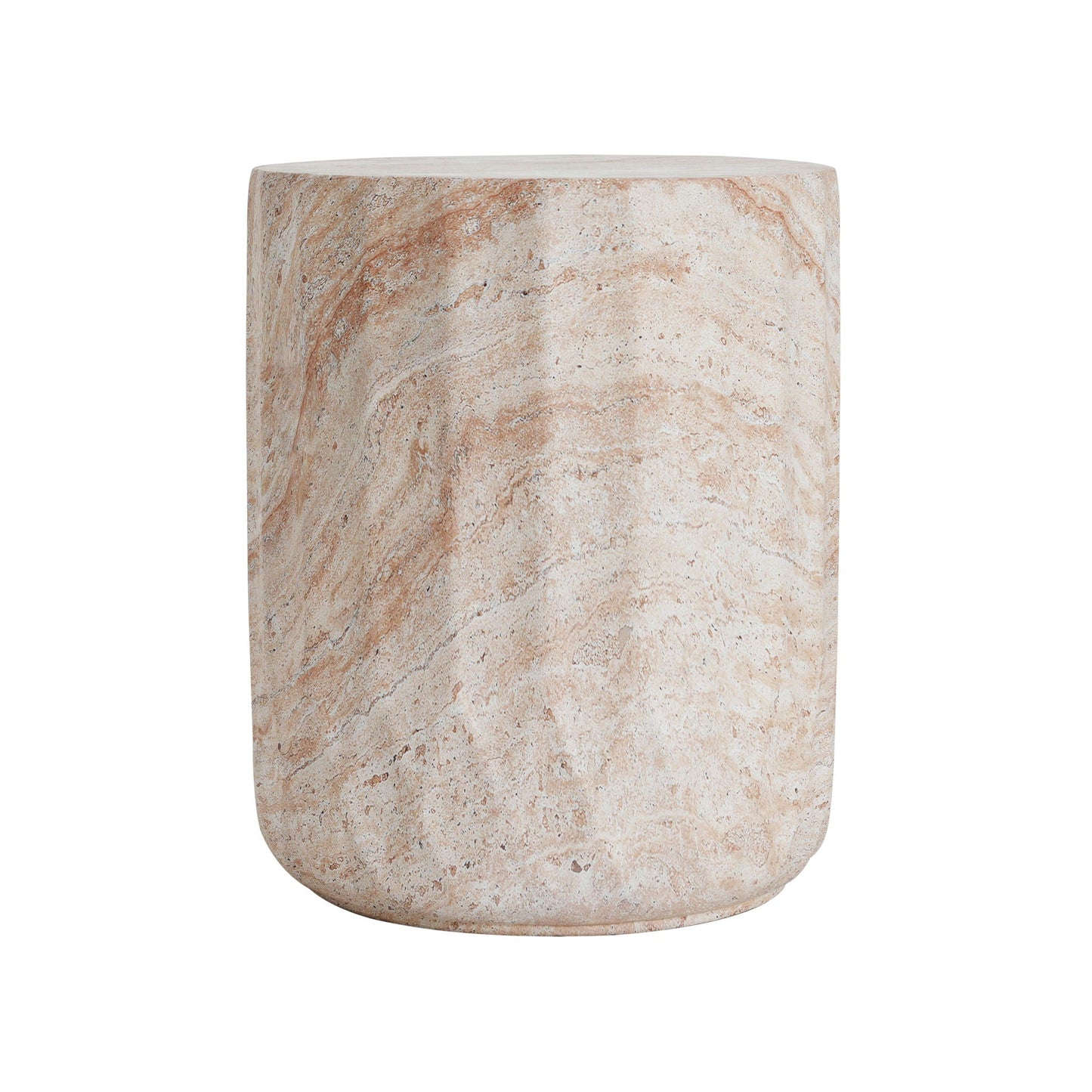 Indoor and Outdoor Concrete Side Table Beige