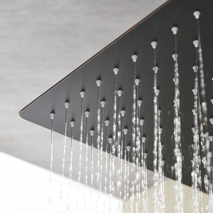 10 Inch Square Rainfall Shower Head oil rubbed bronze wall mount HouseOfZazla on Tampa Home & Garden Store