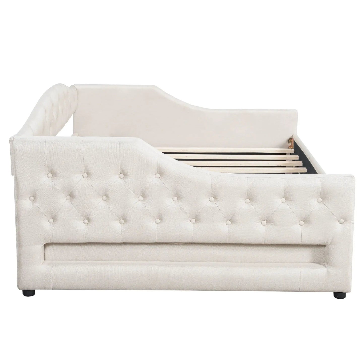 Daybed With LED Lighting and Upholstered Frame
