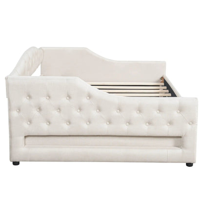 Daybed With LED Lighting and Upholstered Frame