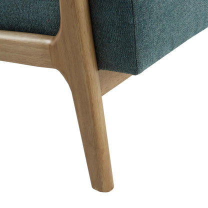 Mid-Century Style Lounge Chair With Upholstery