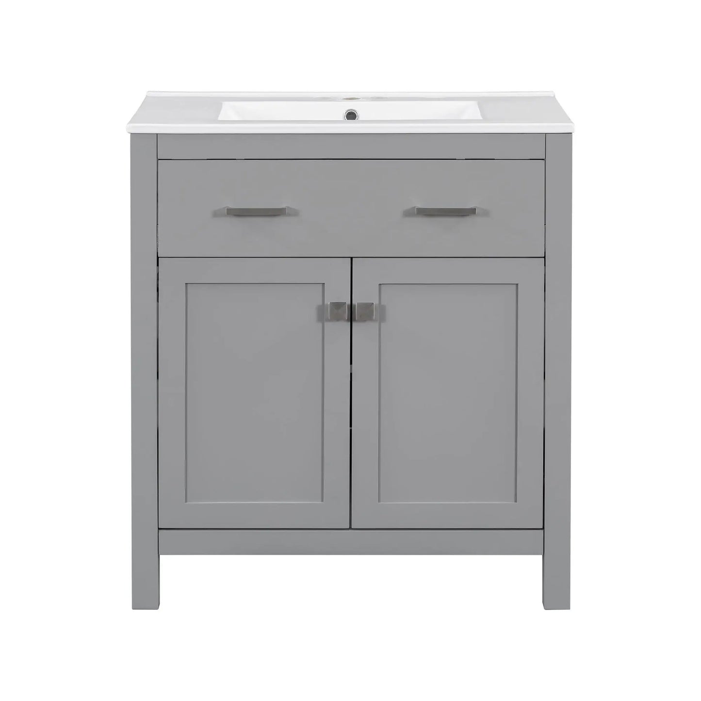 Bathroom Vanity Ceramic Sink and Soft Close Doors