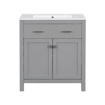 Bathroom Vanity Ceramic Sink and Soft Close Doors