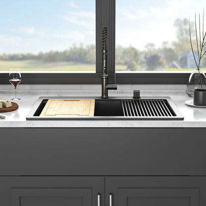 Quartz Composite Workstation Kitchen Sink