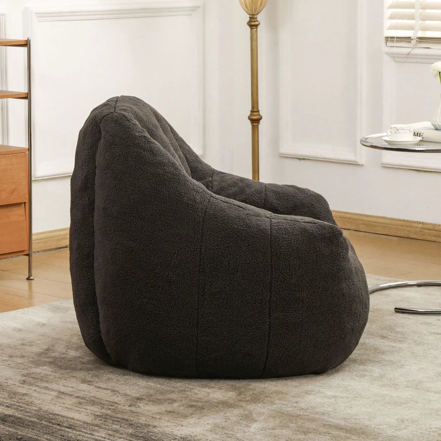 Comfy Bean Bag Chair with Memory Foam Filler