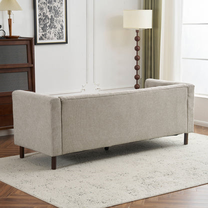 Luxurious Tufted Upholstered Living Room Sofa