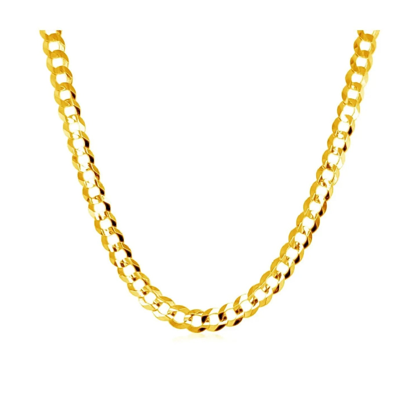 3.2mm 10k yellow gold curb chain necklace by Bids.com on Tampa Home & Garden Store