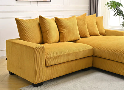 Luxe Oversized 2 Piece Sectional Sofa for Living