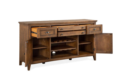 Bay Creek Buffet Hutch and Toasted Nutmeg Finish