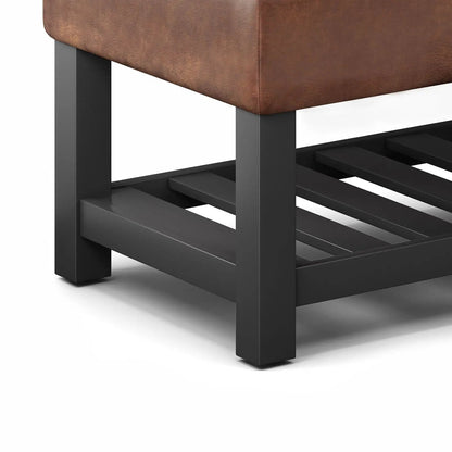 Cosmopolitan Storage Ottoman Bench Open Bottom