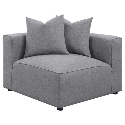 Amherst gray modular sectional with cushions, 2-piece living room set by HouseOfZazla on Tampa Home & Garden Store