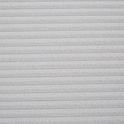 Light gray striped textured upholstery fabric close-up for sleeper ottomans HouseOfZazla on Tampa Home & Garden Store
