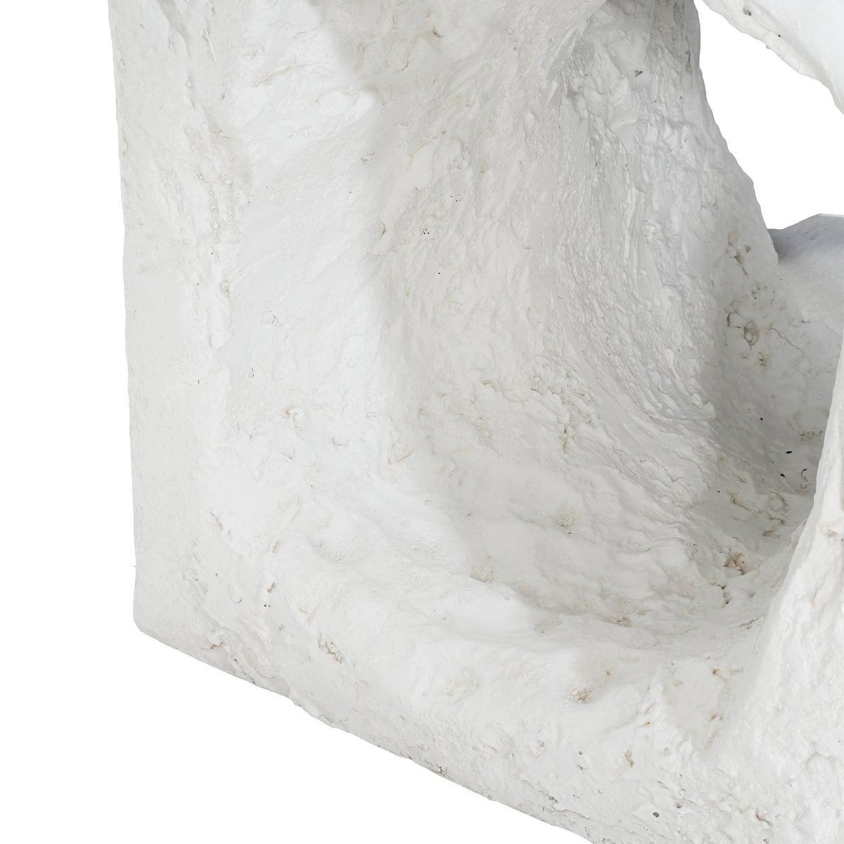 Lyra Outdoor Patio Karst Cave Inspired MGO Side Table White by HouseOfZazla on Tampa Home & Garden Store