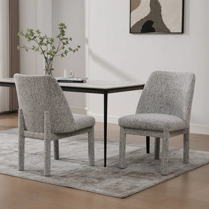 Wide Minimalist Dining Chair for Modern Homes