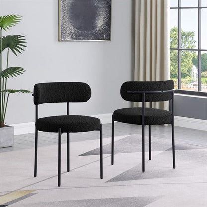 Contemporary Upholstered Kitchen Chairs for Two