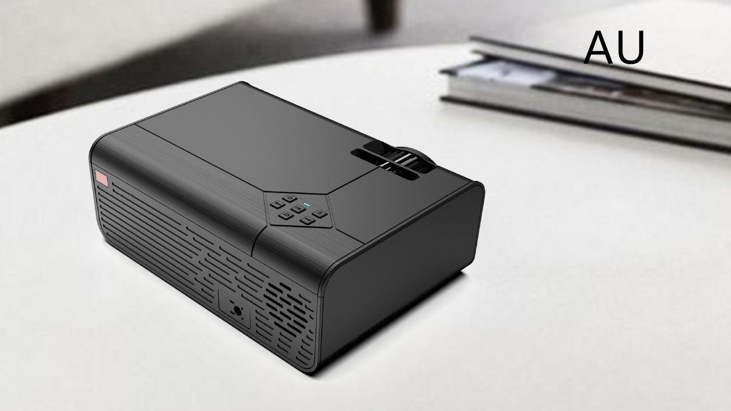 Home Office Android Smart HD Micro Joy Projector, black compact projector with controls on Tampa Home & Garden Store
