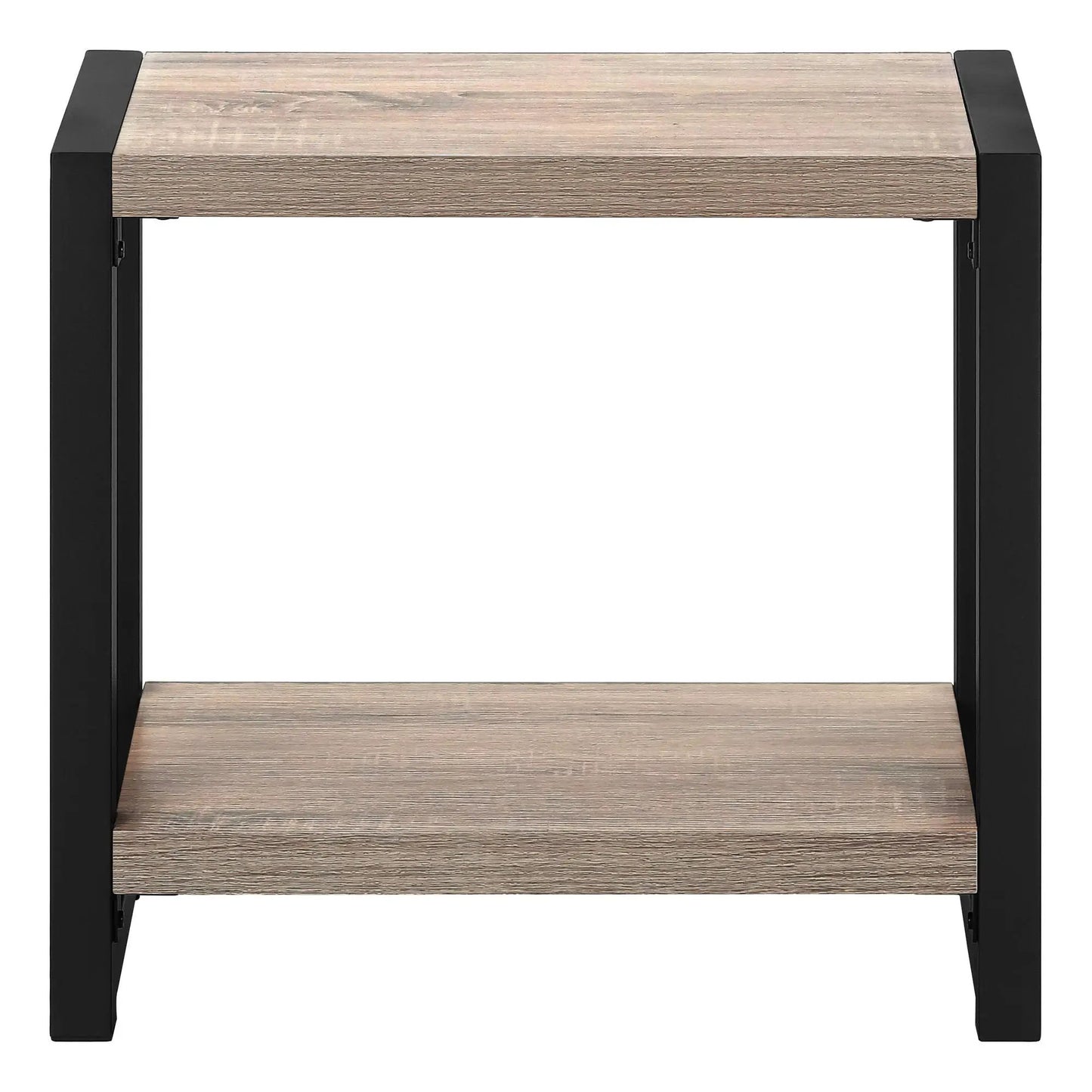 Accent Side Table with Two Tiers in Modern Style