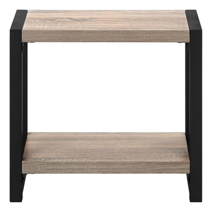 Accent Side Table with Two Tiers in Modern Style