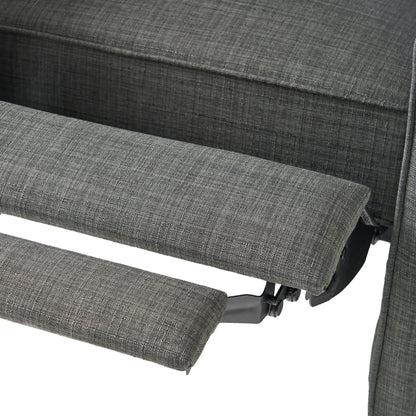 Upholstered Push Back Recliner Chair and Lounge