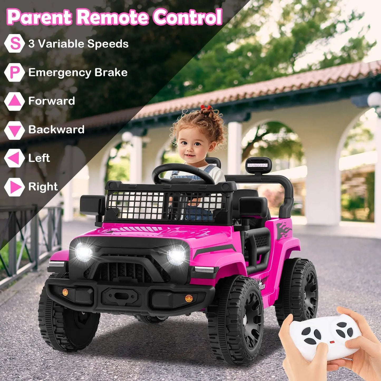 12V Kids Ride on Truck Battery Powered Vehicle