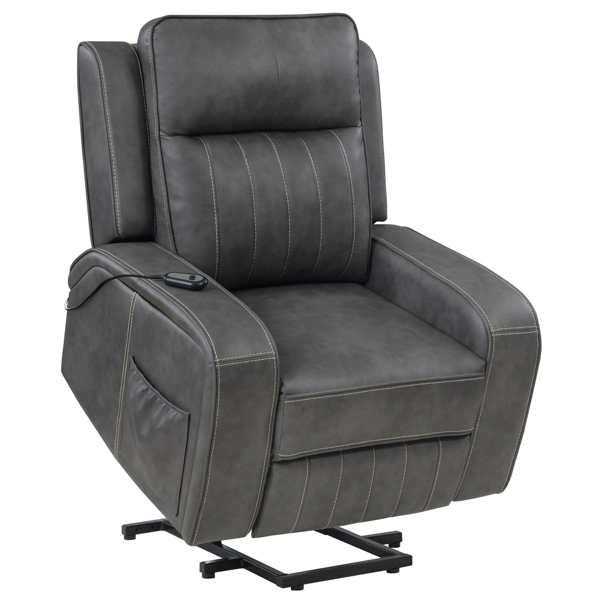 McKinley Gray Power Lift and Recliner Chair