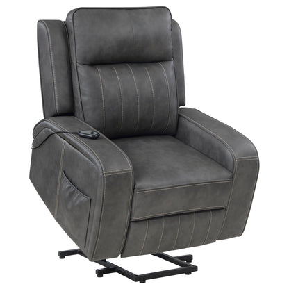 McKinley Gray Power Lift and Recliner Chair