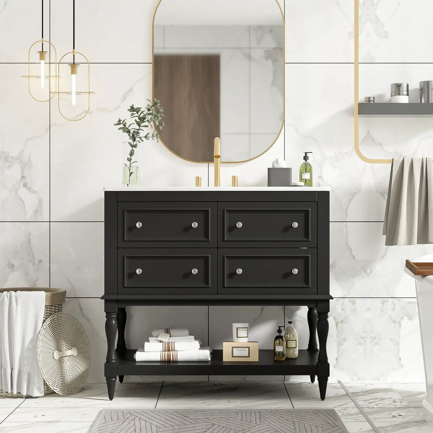 Bathroom Vanity Cabinet With Undermount Sink
