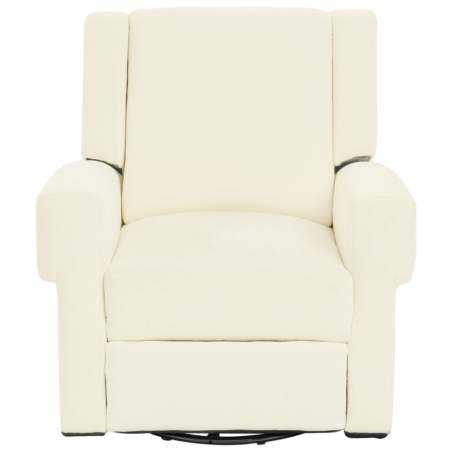 Manual Recliner Chair with Swivel Rocker Function in cream fabric by HouseOfZazla on Tampa Home & Garden Store