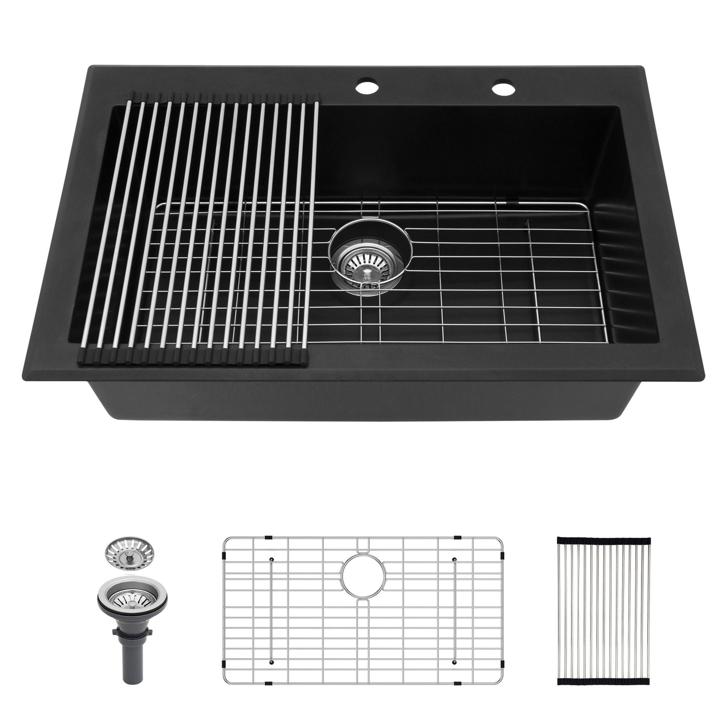 Quartz and Granite Composite Kitchen Sink