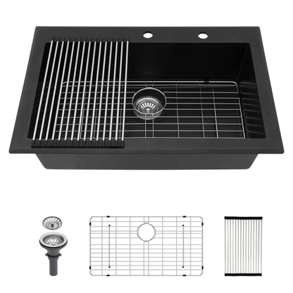 Quartz and Granite Composite Kitchen Sink